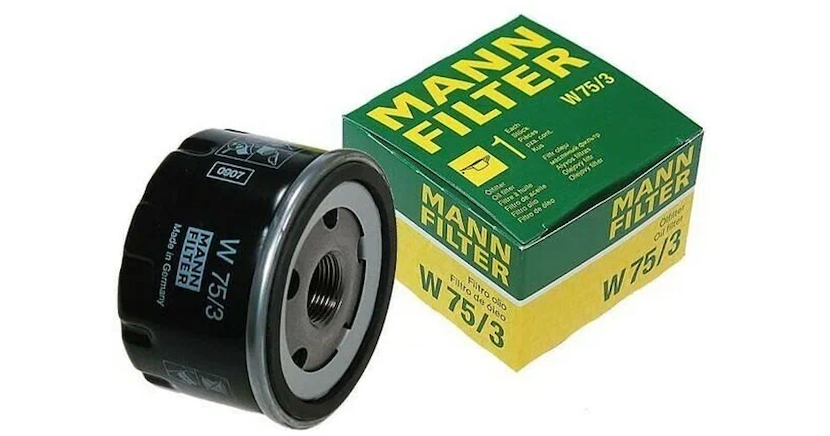 Фильтр масляный W75/3 MANN FILTER W753