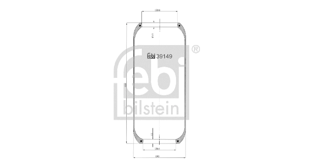 FEBI BILSTEIN 39149, Кожух пневматической рессоры