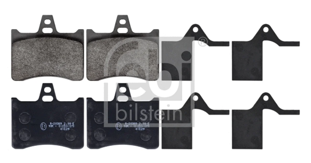 FEBI BILSTEIN 116035, Комплект тормозных колодок, дисковый тормоз