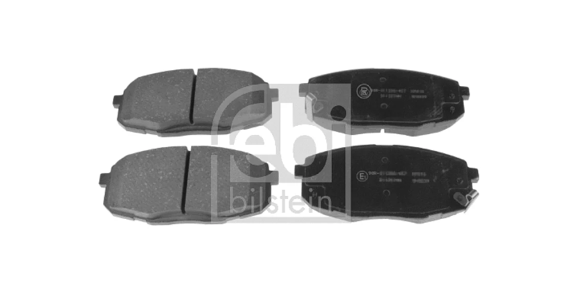 FEBI BILSTEIN 175206, Комплект тормозных колодок, дисковый тормоз