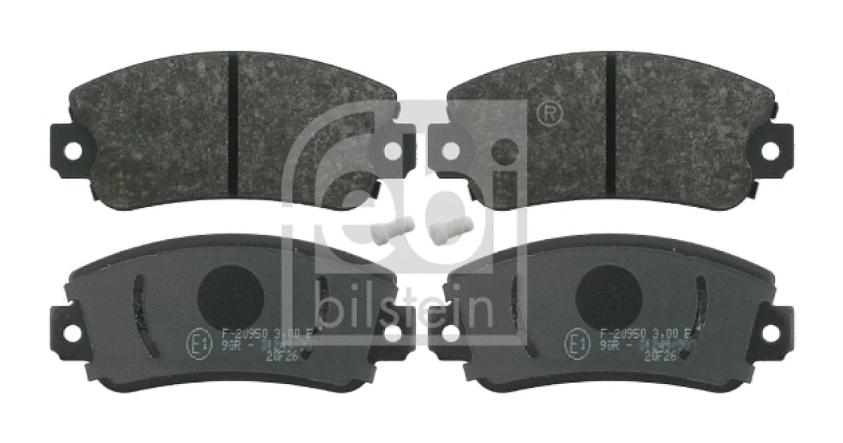 FEBI BILSTEIN 16077, Комплект тормозных колодок, дисковый тормоз