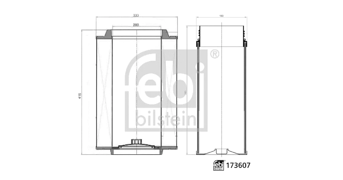 FEBI BILSTEIN - 173607 - Комплект фильтра вздушного