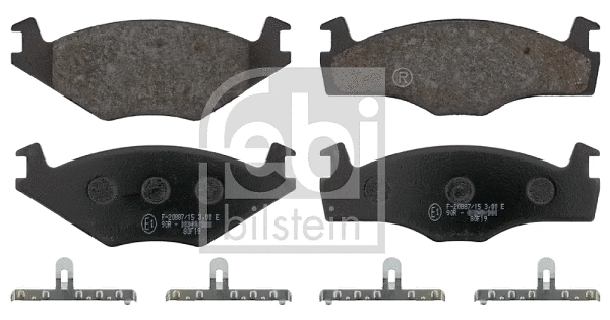 FEBI BILSTEIN 16076, Комплект тормозных колодок, дисковый тормоз