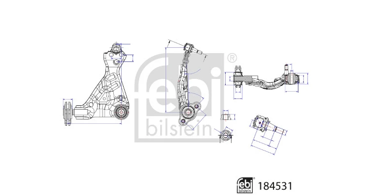 FEBI BILSTEIN - 184531 - Рычаг независимой подвески колеса, подвеска колеса