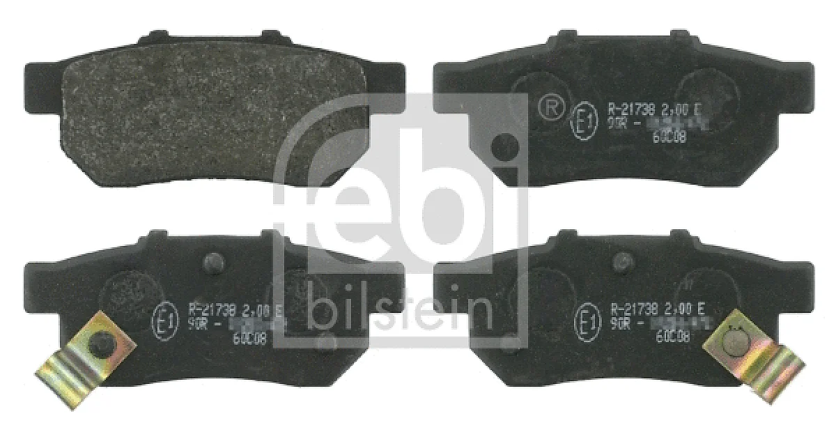 FEBI BILSTEIN 16301, Комплект тормозных колодок, дисковый тормоз
