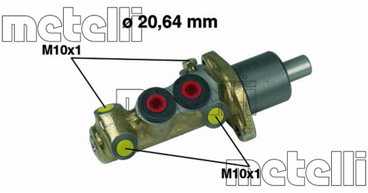 050087 - METELLI - Главный тормозной цилиндр