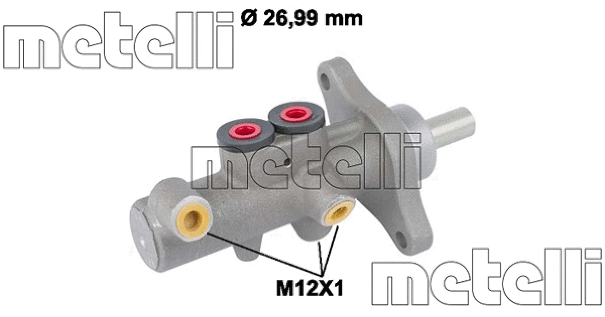 050832 - METELLI - Главный тормозной цилиндр