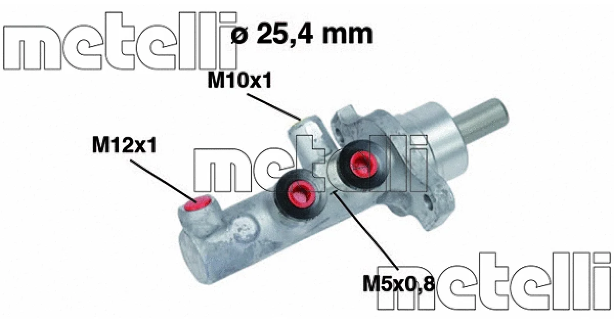 050570 - METELLI - Главный тормозной цилиндр