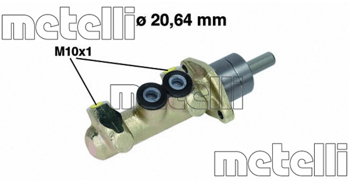 050340 - METELLI - Главный тормозной цилиндр