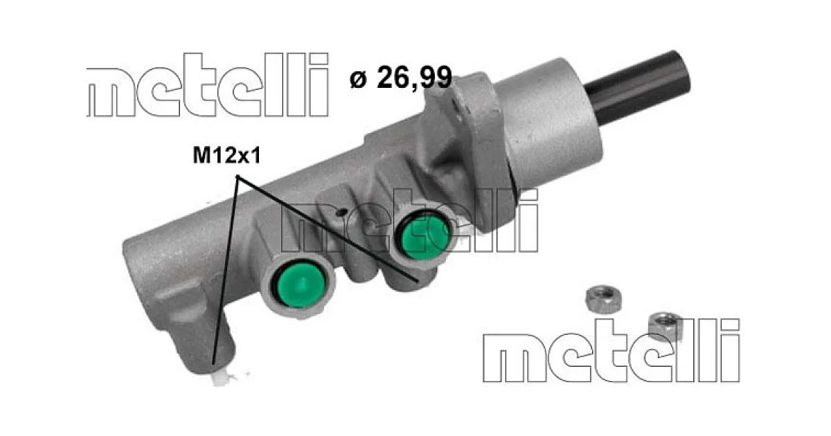 051248 - METELLI - Главный тормозной цилиндр