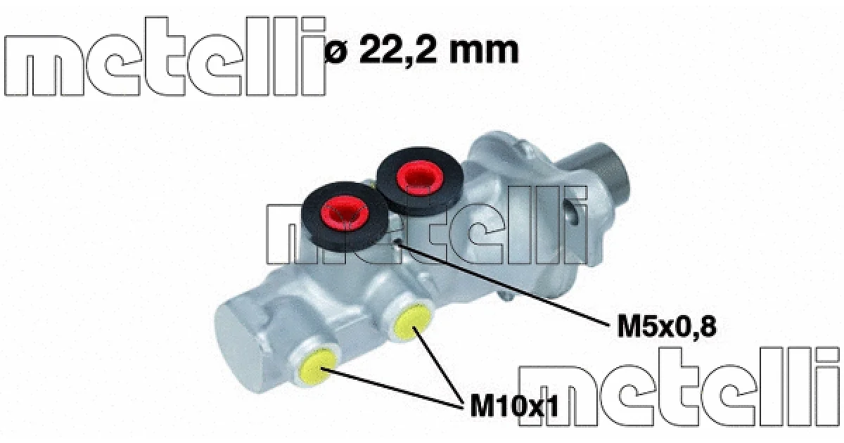 050692 - METELLI - Главный тормозной цилиндр