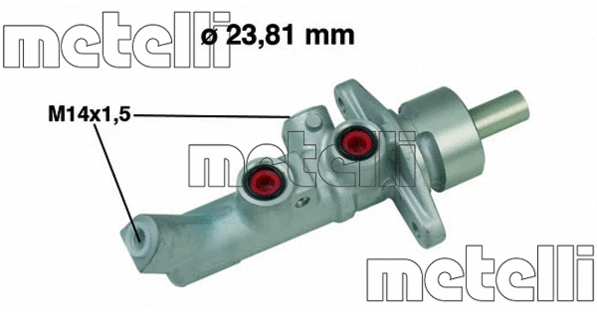 050648 - METELLI - Главный тормозной цилиндр