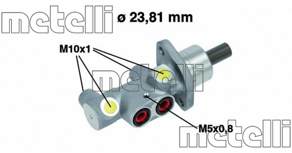 050704 - METELLI - Главный тормозной цилиндр
