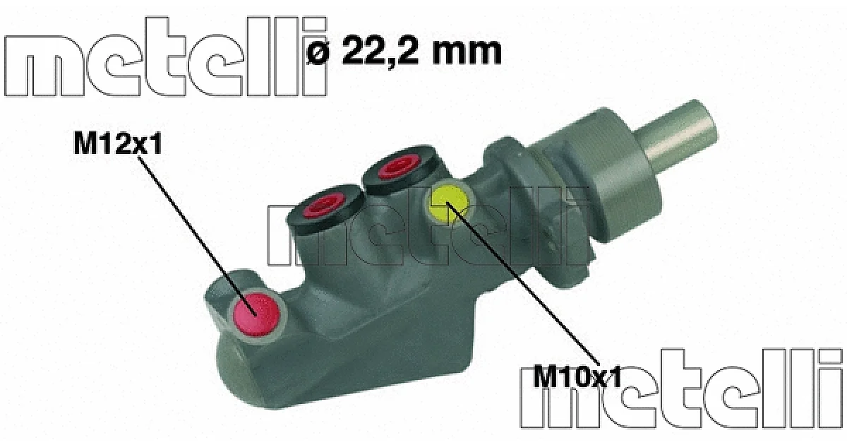050478 - METELLI - Главный тормозной цилиндр