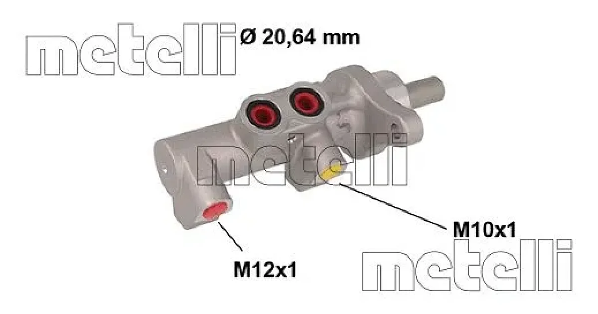 050846 - METELLI - Главный тормозной цилиндр