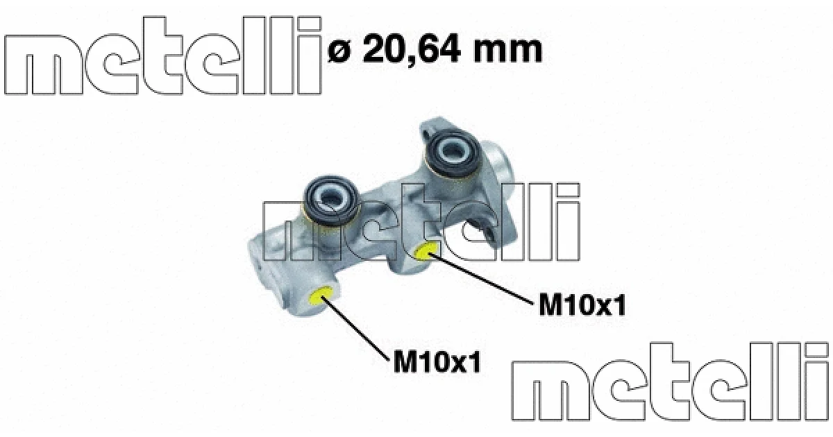 050760 - METELLI - Главный тормозной цилиндр
