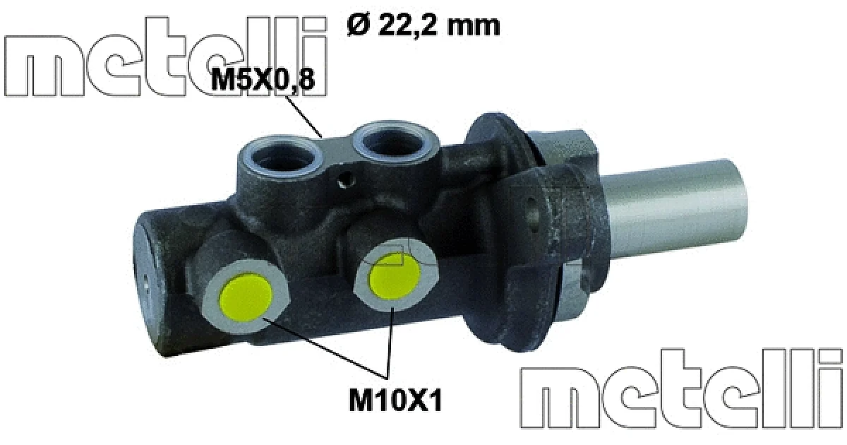 050782 - METELLI - Главный тормозной цилиндр