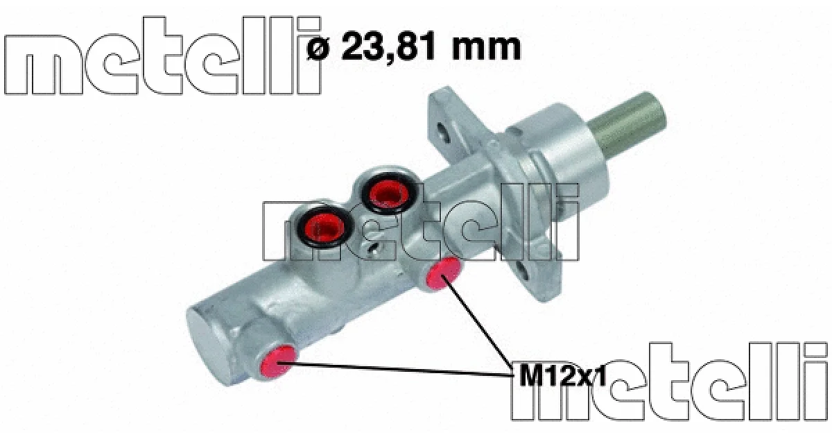 050738 - METELLI - Главный тормозной цилиндр