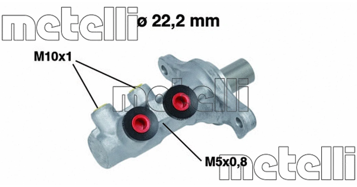 050681 - METELLI - Главный тормозной цилиндр