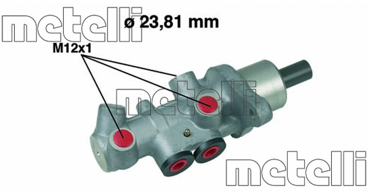 050536 - METELLI - Главный тормозной цилиндр