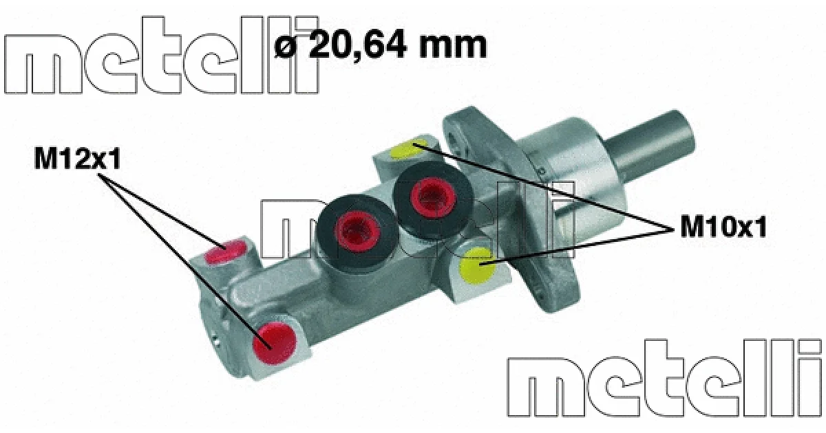 050388 - METELLI - Главный тормозной цилиндр