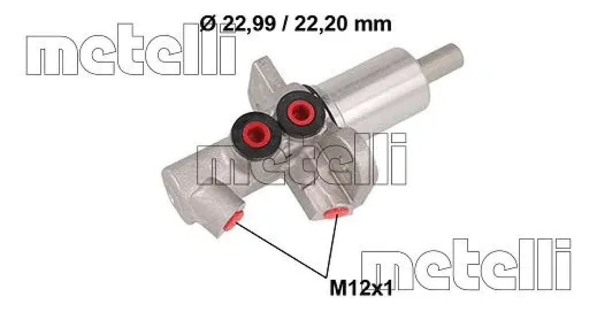 050547 - METELLI - Главный тормозной цилиндр