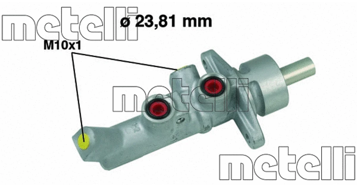 050647 - METELLI - Главный тормозной цилиндр