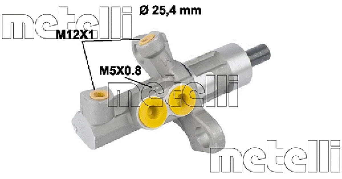 050811 - METELLI - Главный тормозной цилиндр