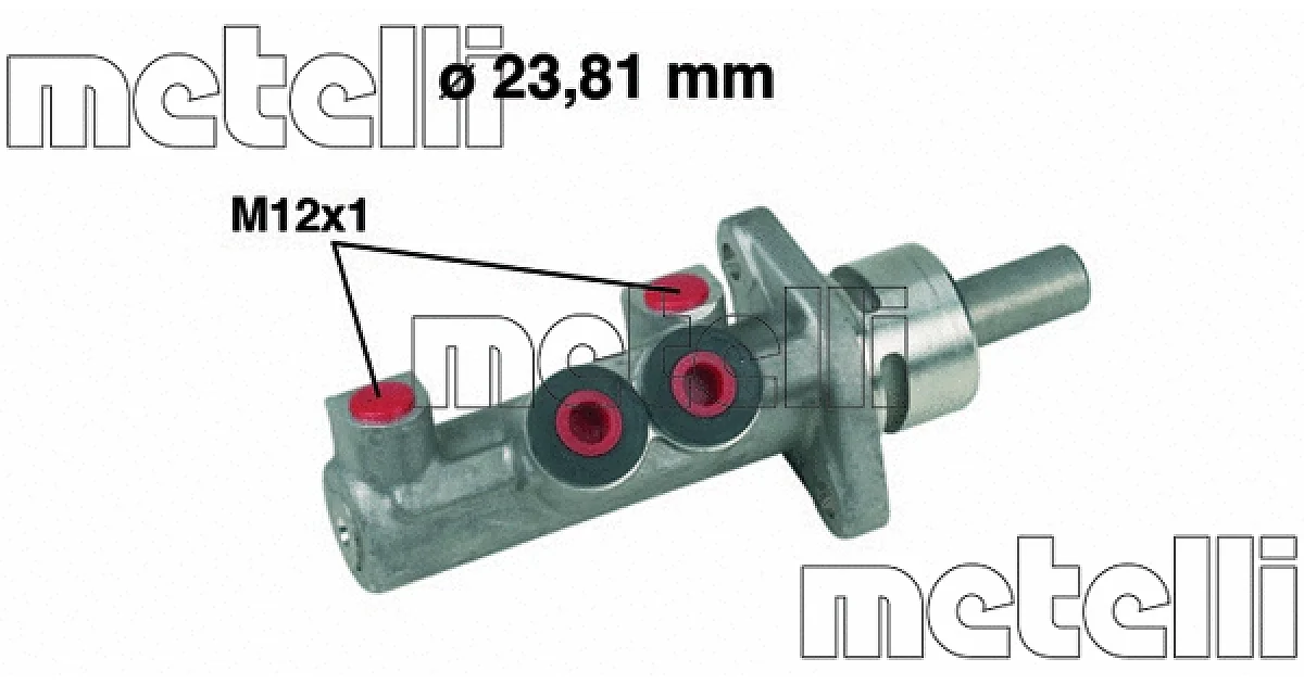 050385 - METELLI - Главный тормозной цилиндр