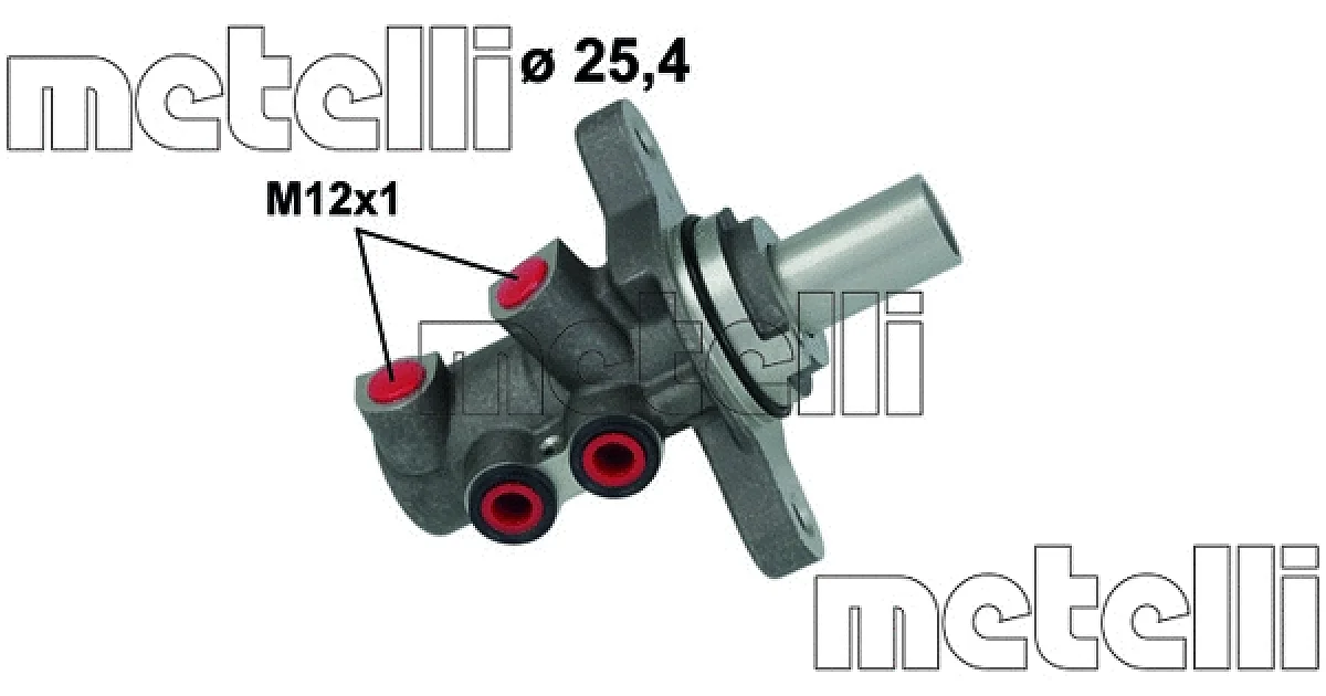 051133 - METELLI - Главный тормозной цилиндр