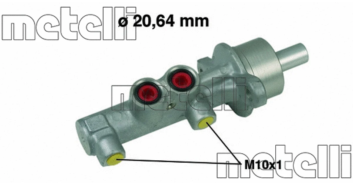 050538 - METELLI - Главный тормозной цилиндр
