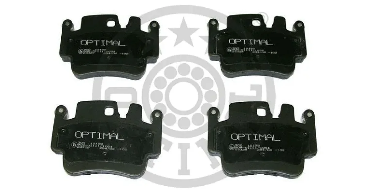 OPTIMAL BP-12198, Комплект тормозных колодок, дисковый тормоз