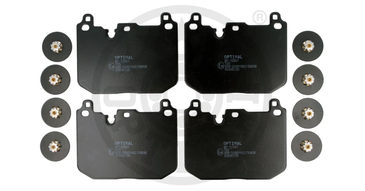 OPTIMAL BP-12907 (BP12907), Комплект тормозных колодок, дисковый тормоз