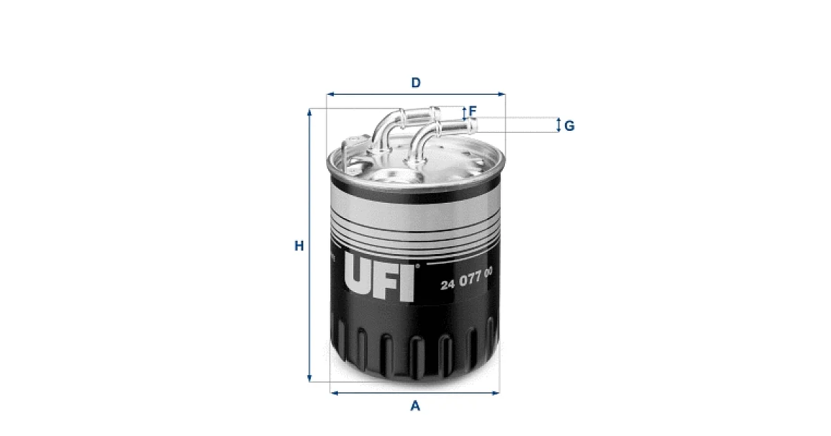 2407700 - UFI - Топливный фильтр