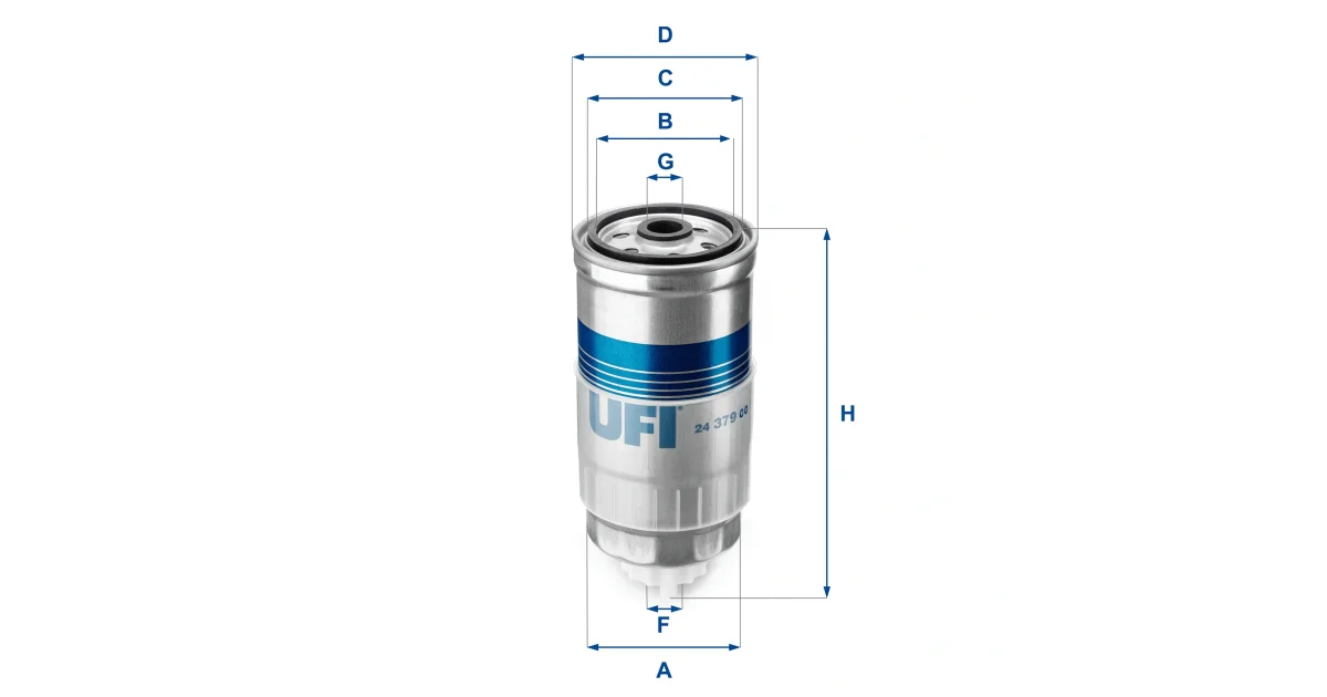 2437900 - UFI - Топливный фильтр