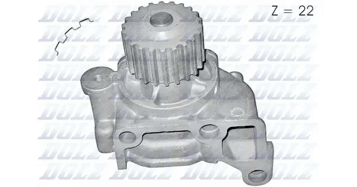 DOLZ M463, Водяной насос, охлаждение двигателя