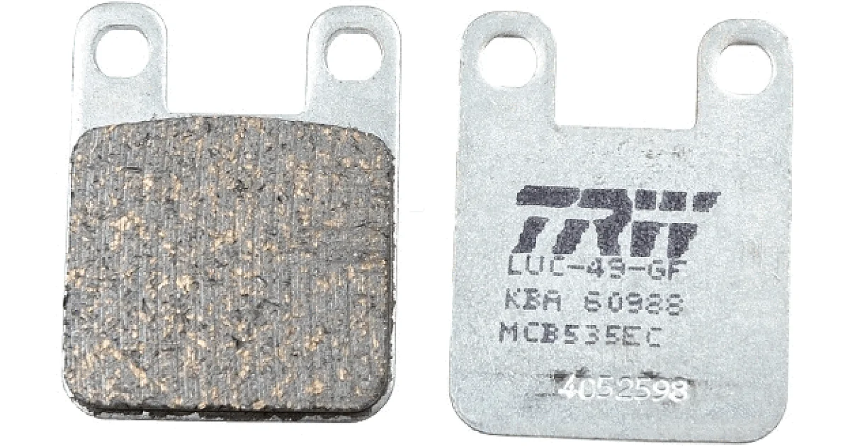 TRW MCB535EC, Комплект тормозных колодок, дисковый тормоз