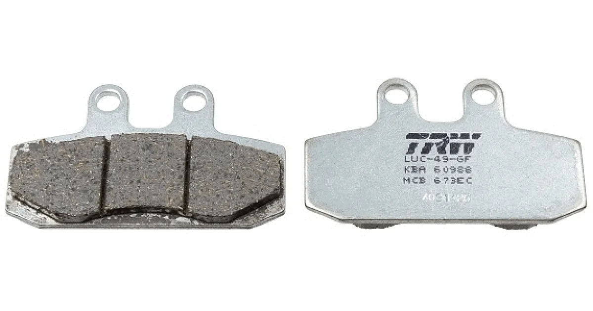 TRW MCB673EC, Комплект тормозных колодок, дисковый тормоз