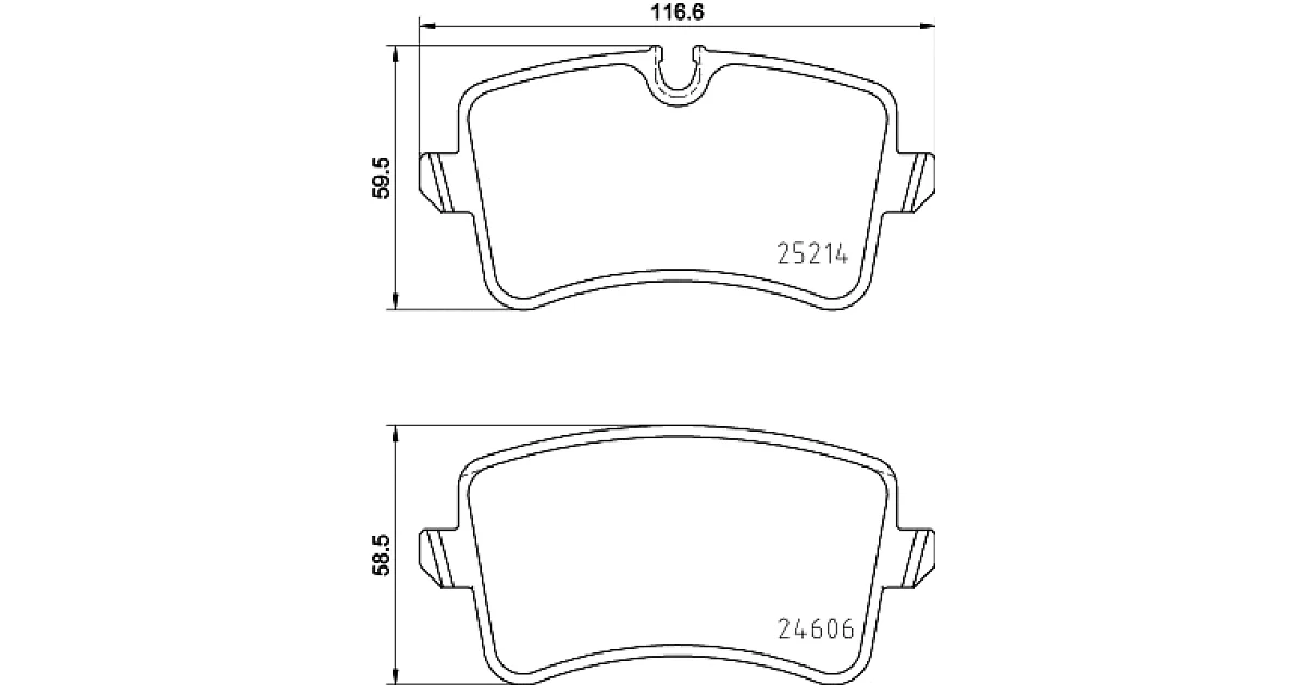 8DB355016001 - HELLA - Комплект тормозных колодок, дисковый тормоз