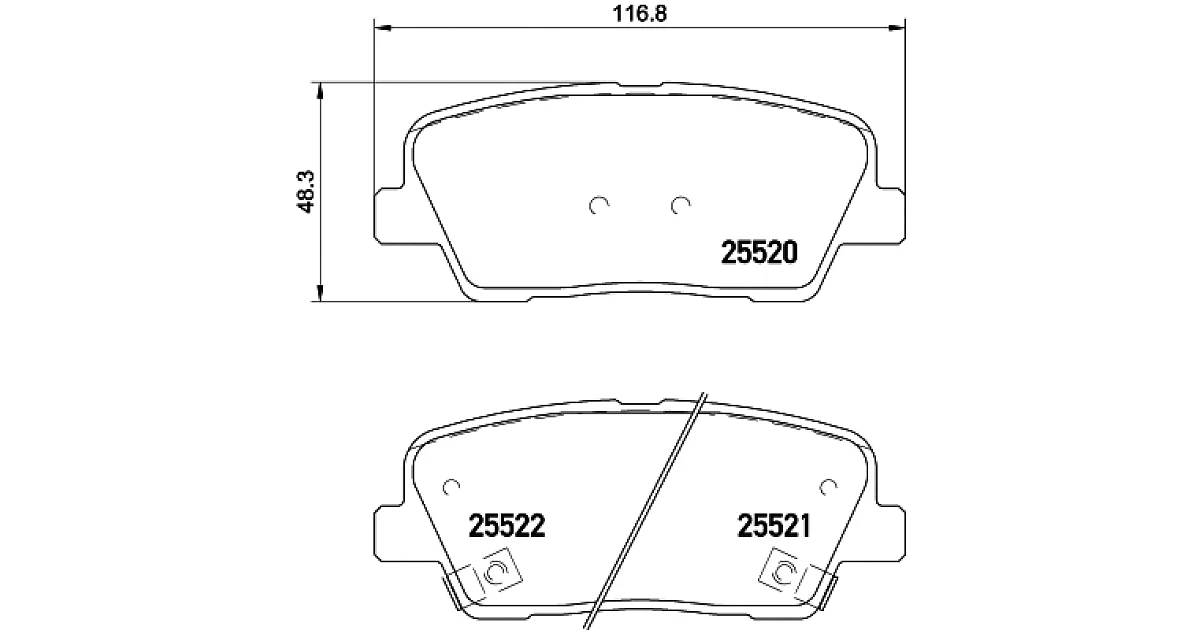 8DB355020101 - HELLA - Комплект тормозных колодок, дисковый тормоз