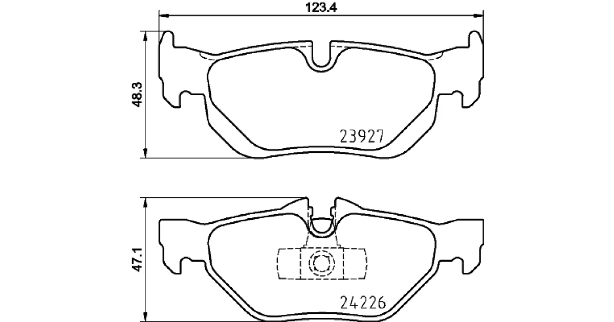 8DB355011301 - HELLA - Комплект тормозных колодок, дисковый тормоз