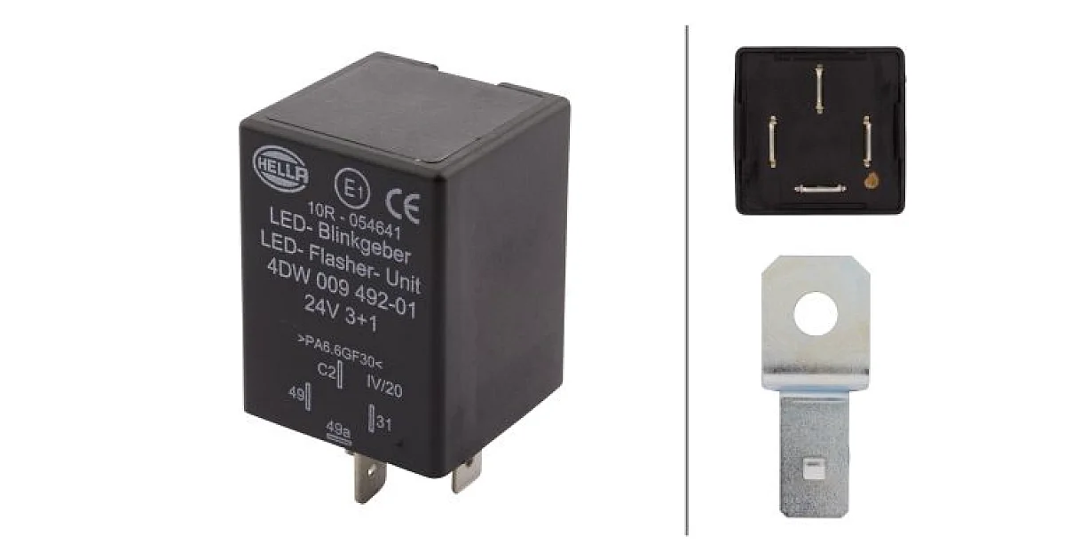 4DW009492011 - HELLA - Прерыватель указателей поворота