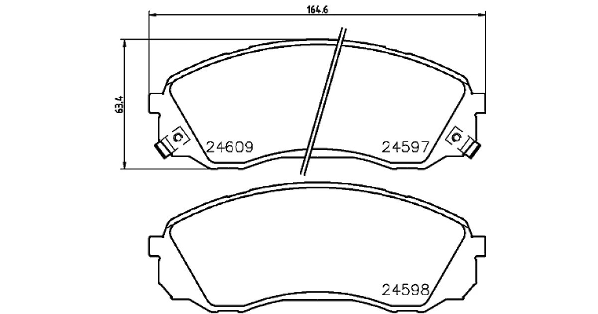 8DB355013541 - HELLA - Комплект тормозных колодок, дисковый тормоз