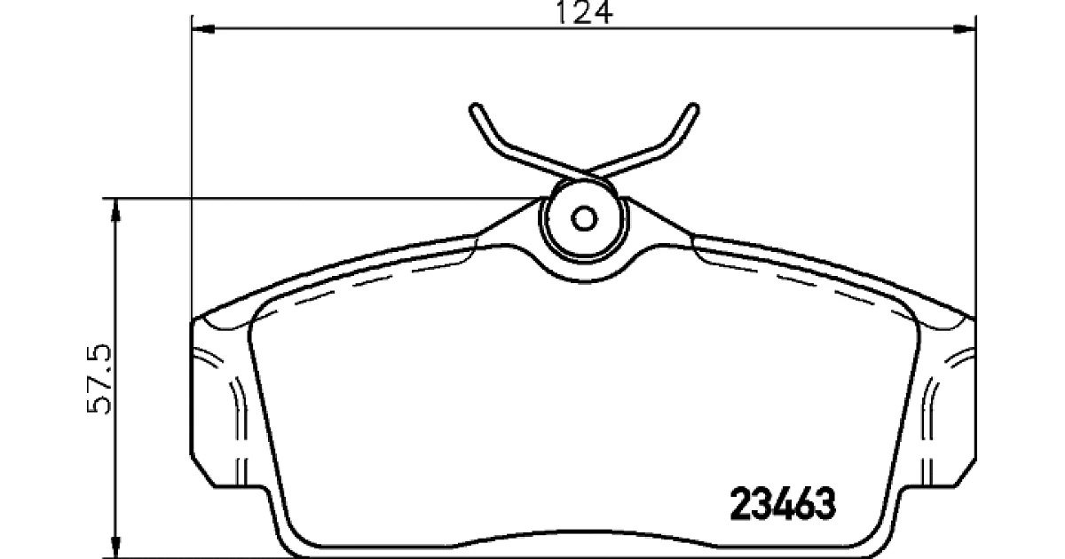 8DB355018441 - HELLA - Комплект тормозных колодок, дисковый тормоз