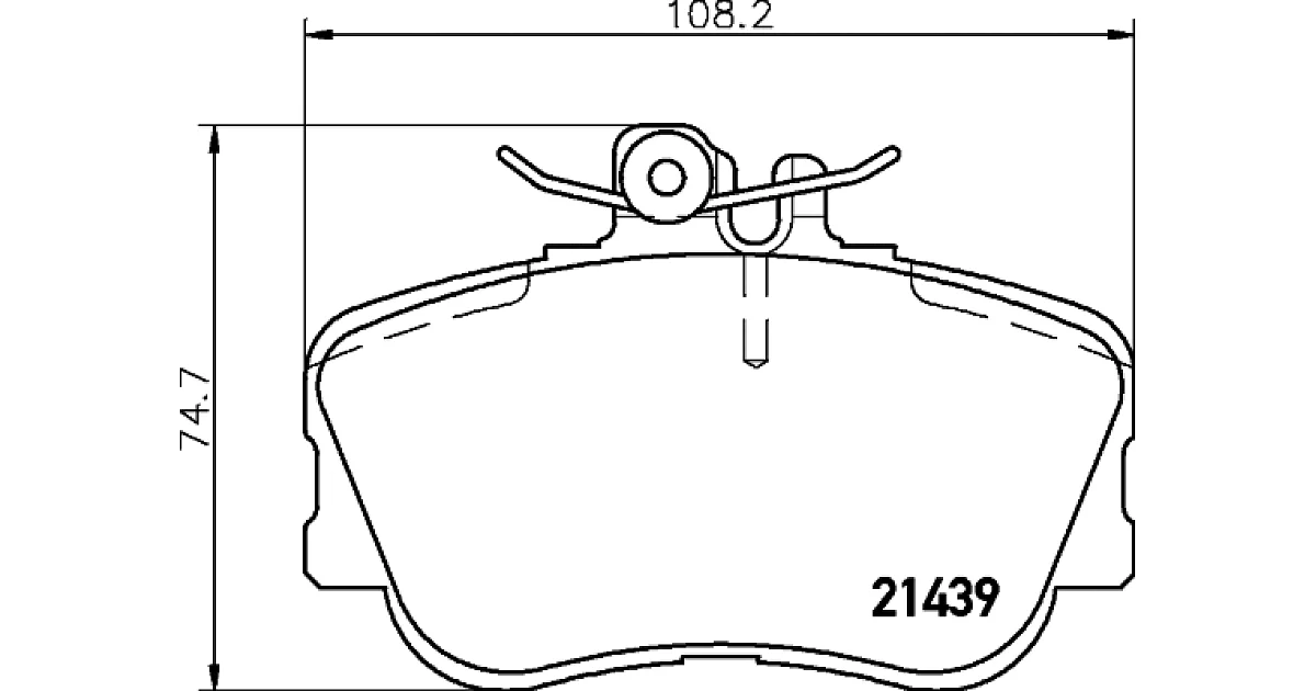 8DB355018041 - HELLA - Комплект тормозных колодок, дисковый тормоз
