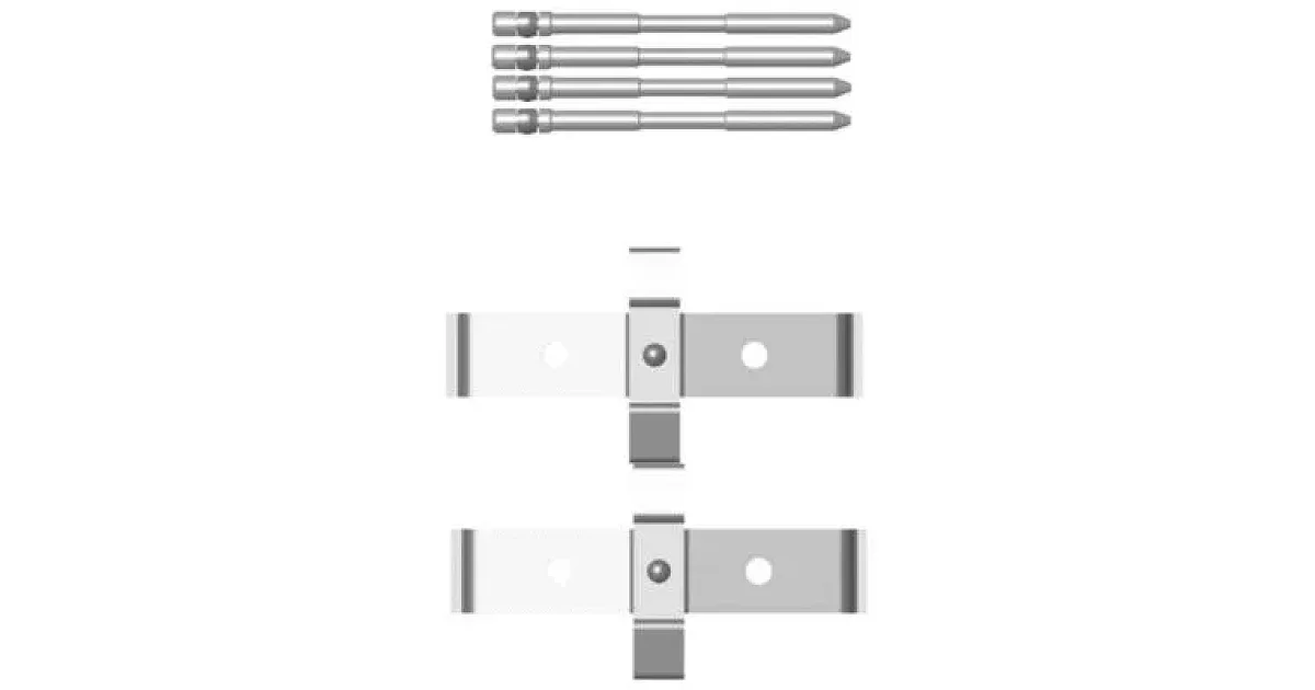 HELLA - 8DZ355203571 - Комплектующие, колодки дискового тормоза
