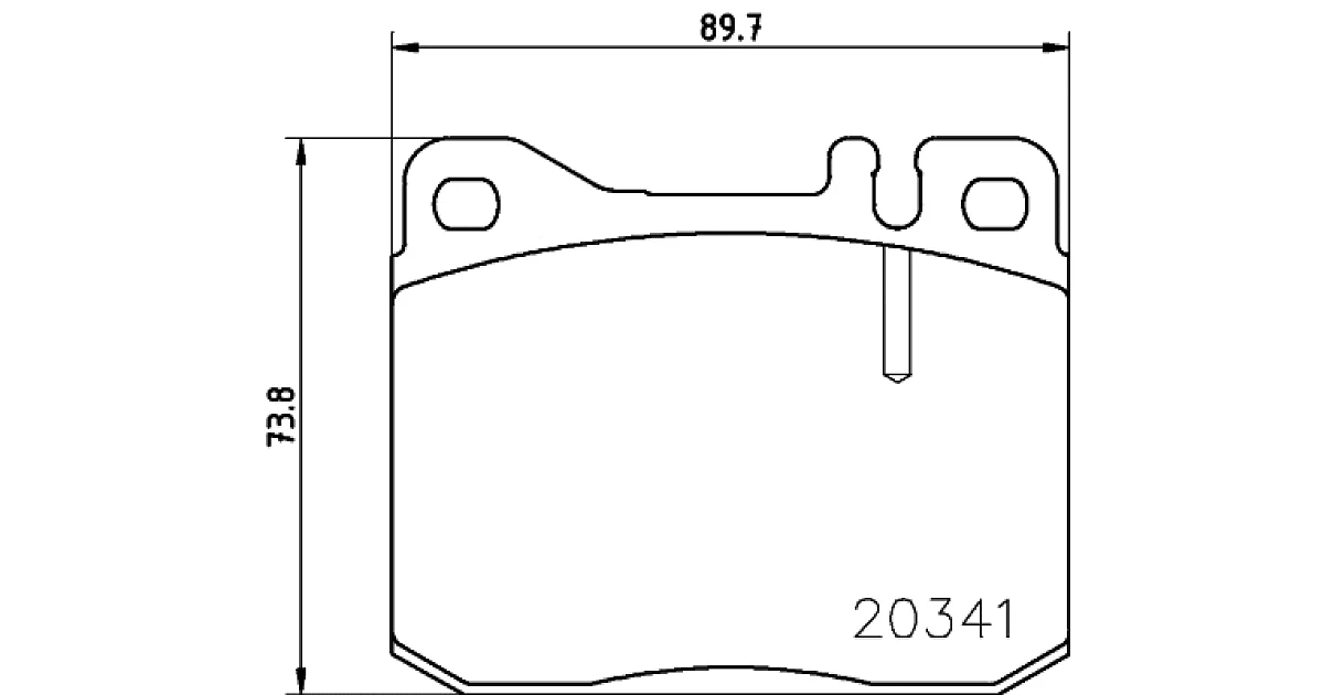8DB355017431 - HELLA - Комплект тормозных колодок, дисковый тормоз