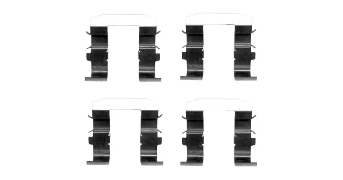 HELLA - 8DZ355204501 - Комплектующие, колодки дискового тормоза