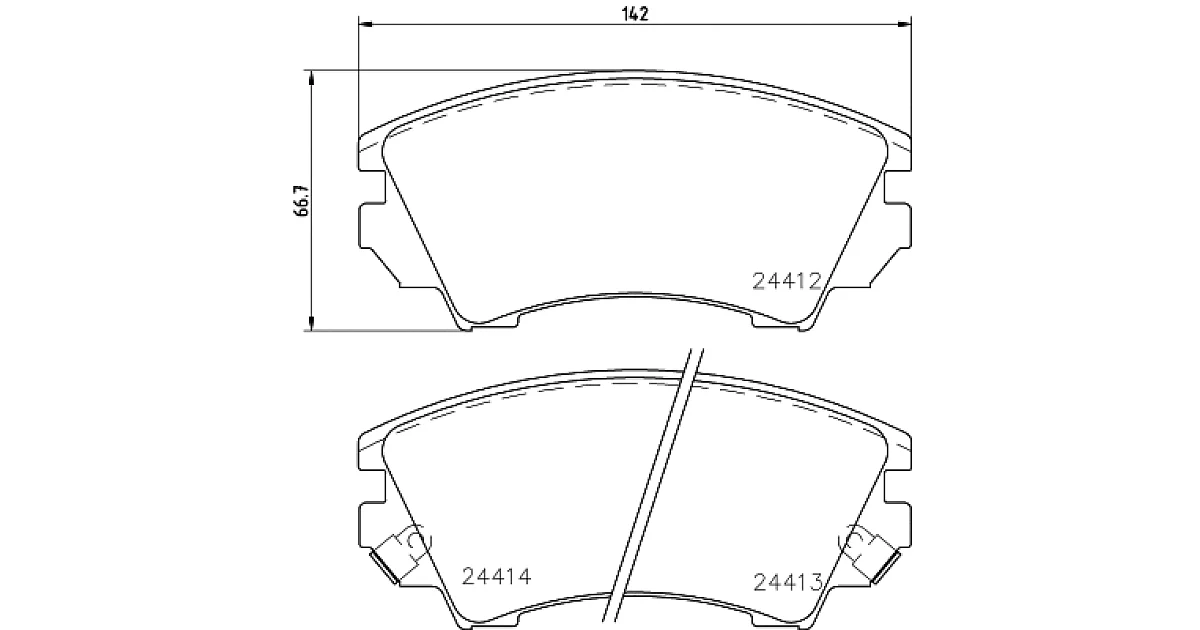 8DB355013041 - HELLA - Комплект тормозных колодок, дисковый тормоз