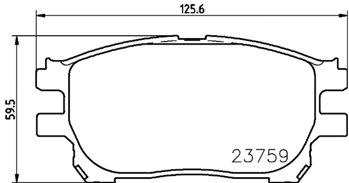 8DB355010111 - HELLA - Комплект тормозных колодок, дисковый тормоз